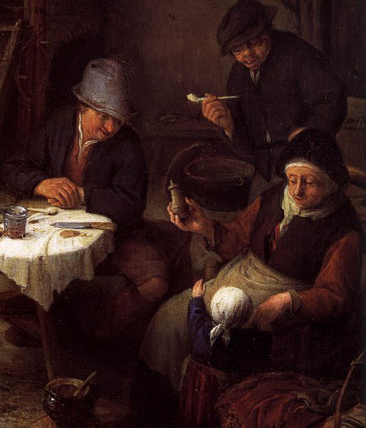 Adriaen van ostade Peasant Family in a Cottage Interior